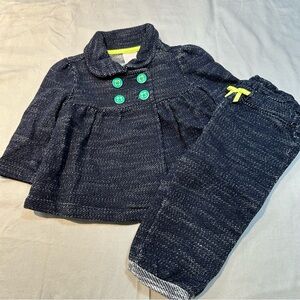 Gymboree- infant Navy Blue Jacket & Pants Set